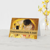 グスタフクリムトザキスクラシック絵画ズ カード (黄色い花)