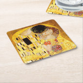 グスタフクリムトザキスクラシック絵画ズ スクエアペーパーコースター (アングル)