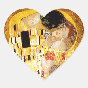 グスタフクリムトザキスクラシック絵画ズ ハートシール