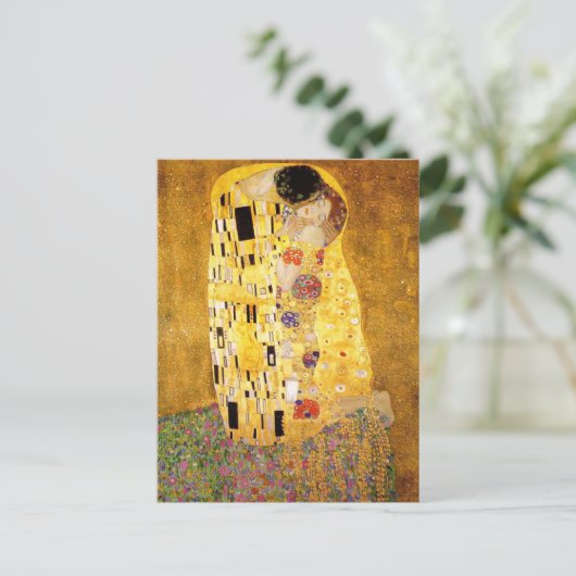 グスタフクリムトザキスクラシック絵画ズ ポストカード (スタンド正面)