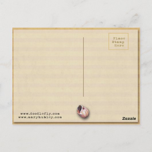 グスタフクリムトザキスクラシック絵画ズ ポストカード (裏面)