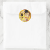 グスタフクリムトザキスクラシック絵画ズ ラウンドシール (バッグ)