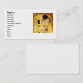 グスタフクリムトザキスクラシック絵画ズ 名刺 (正面/裏面)