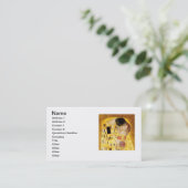 グスタフクリムトザキスクラシック絵画ズ 名刺 (スタンド正面)