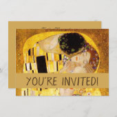 グスタフクリムトザキスクラシック絵画ズ 招待状 (正面/裏面)