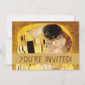 グスタフクリムトザキスクラシック絵画ズ 招待状 (正面)