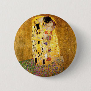グスタフクリムトザキスクラシック絵画ズ 缶バッジ