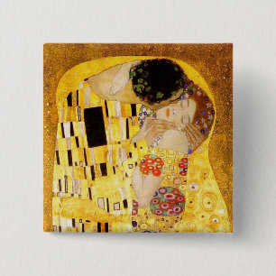 グスタフクリムトザキスクラシック絵画ズ 缶バッジ
