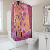 グスタフクリムトザキスパープル シャワーカーテン (インサイチュ)