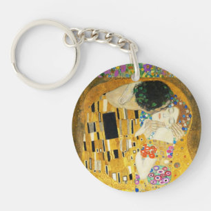 グスタフクリムトザキスヴィンテージ絵画アールヌーボー キーホルダー