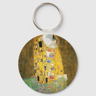 グスタフクリムトザキスヴィンテージ絵画アールヌーボー キーホルダー