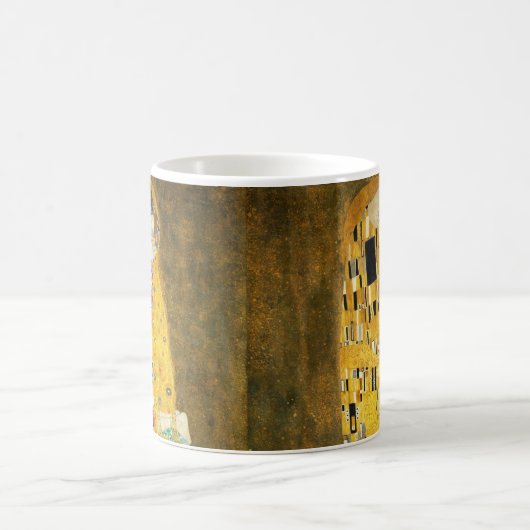 グスタフクリムトザキスヴィンテージ絵画アールヌーボー コーヒーマグカップ (中央)