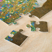 グスタフクリムトザキスヴィンテージ絵画アールヌーボー ジグソーパズル (側面)