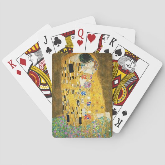 グスタフクリムトザキスヴィンテージ絵画アールヌーボー トランプ (裏面)