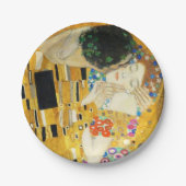 グスタフクリムトザキスヴィンテージ絵画アールヌーボー ペーパープレート (正面)