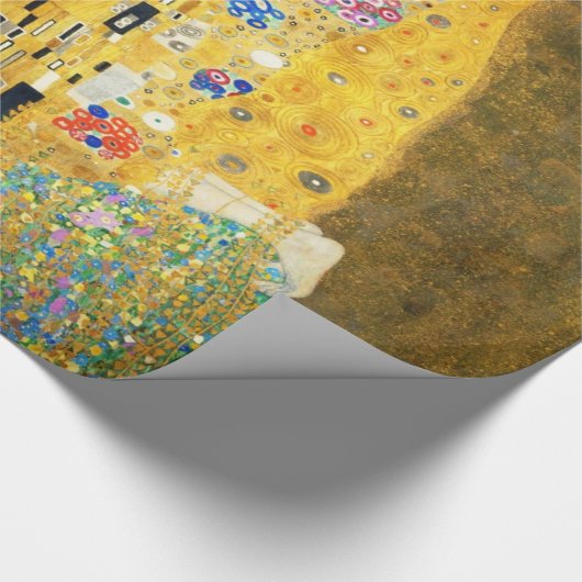 グスタフクリムトザキスヴィンテージ絵画アールヌーボー ラッピングペーパー (角)