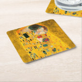 グスタフクリムトザキス スクエアペーパーコースター (アングル)