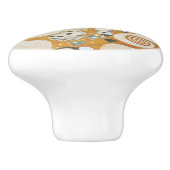 グスタフクリムトザツリーオブライフアールヌーボー セラミックノブ (側面)