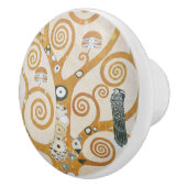 グスタフクリムトザツリーオブライフアールヌーボー セラミックノブ (右)