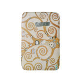 グスタフクリムトザツリーオブライフアールヌーボー バスマット (正面縦)