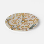 グスタフクリムトザツリーオブライフアールヌーボー ペーパープレート (アングル)