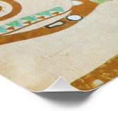 グスタフクリムトザツリーオブライフアールヌーボー ポスター (コーナー)