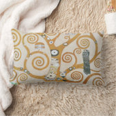 グスタフクリムトザツリーオブライフアールヌーボー ランバークッション (ブランケット)