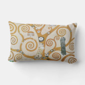 グスタフクリムトザツリーオブライフアールヌーボー ランバークッション (裏面)