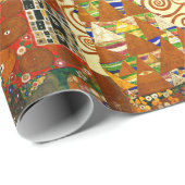 グスタフクリムトザツリーオブライフファインアート ラッピングペーパー (ロールコーナー)