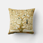 グスタフクリムトザツリーオブライフヴィンテージアールヌーボー クッション (裏面)