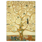 グスタフクリムトザツリーオブライフヴィンテージアールヌーボー クリップボード (裏面)