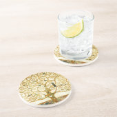 グスタフクリムトザツリーオブライフヴィンテージアールヌーボー コースター (側面)