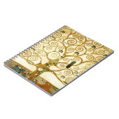 グスタフクリムトザツリーオブライフヴィンテージアールヌーボー ノートブック (左側)