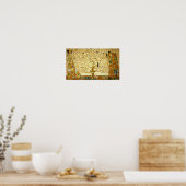 グスタフクリムトザツリーオブライフヴィンテージアールヌーボー ポスター (キッチン)