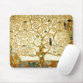 グスタフクリムトザツリーオブライフヴィンテージアールヌーボー マウスパッド (マウス)