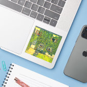 グスタフクリムトザハウスオブグアルダボシ シール (ノートパソコンとiPhone)