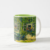グスタフクリムトザハウスオブグアルダボシ ツートーンマグカップ (正面右)
