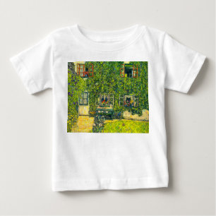 グスタフクリムトザハウスオブグアルダボシ ベビーTシャツ