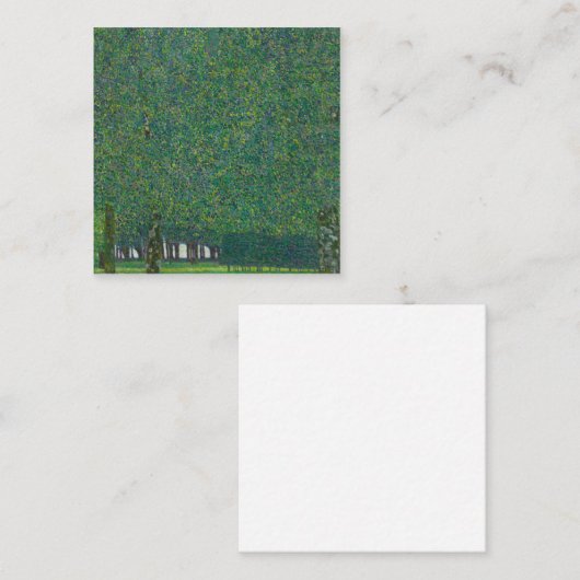 グスタフクリムトザパーク スクエア名刺 (正面/裏面)