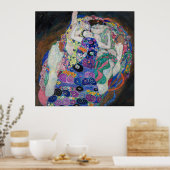 グスタフクリムトザメイド ポスター (キッチン)