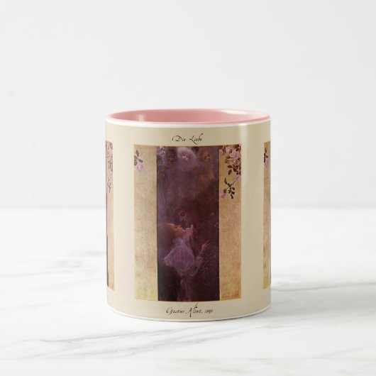 グスタフクリムトザラブ1895 ツートーンマグカップ (中央)
