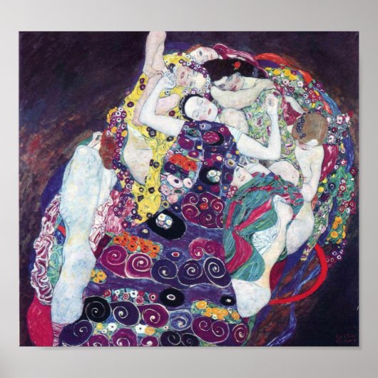 グスタフクリムトザヴァージンポスター ポスター (正面)