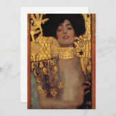 グスタフクリムトジュディス招待状 招待状 (正面/裏面)