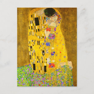グスタフクリムトズキスの有名絵画な。 ポストカード