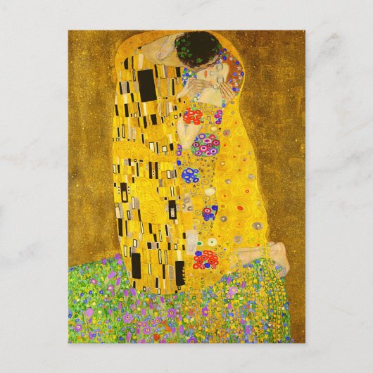 グスタフクリムトズキスの有名絵画な。 ポストカード (正面)