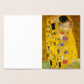 グスタフクリムトズキスの有名絵画な。 箔カード (内部)
