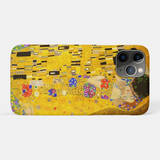 グスタフクリムトズキスの有名絵画な。 Case-Mate iPhoneケース (裏面(横))
