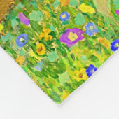 グスタフクリムトズキス有名絵画な フリースブランケット (角)