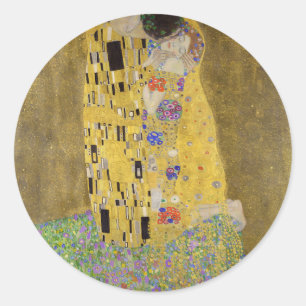 グスタフクリムトズキス絵画ズ・アート ラウンドシール