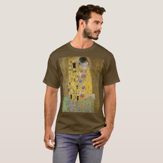 グスタフクリムトズキス絵画ズ・アート Tシャツ (正面フル)